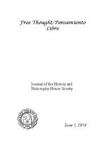 Free Thought / Pensamiento Libre Issue 1 2016